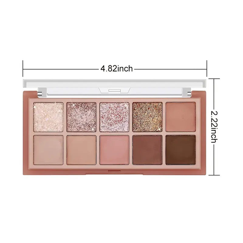 🎨10 Colors Eyeshadow Palette