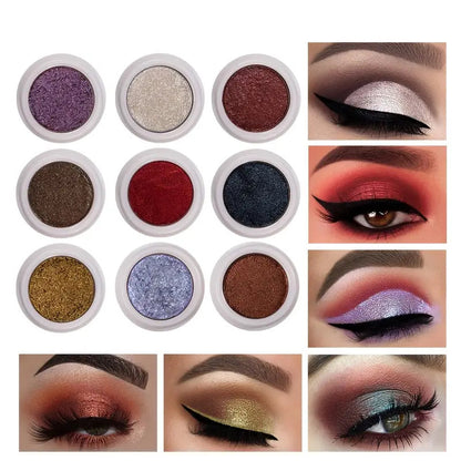 ✨High Pearl Monochrome Eyeshadow – Shimmer Finish, High-Pigment & Long-Lasting Glow