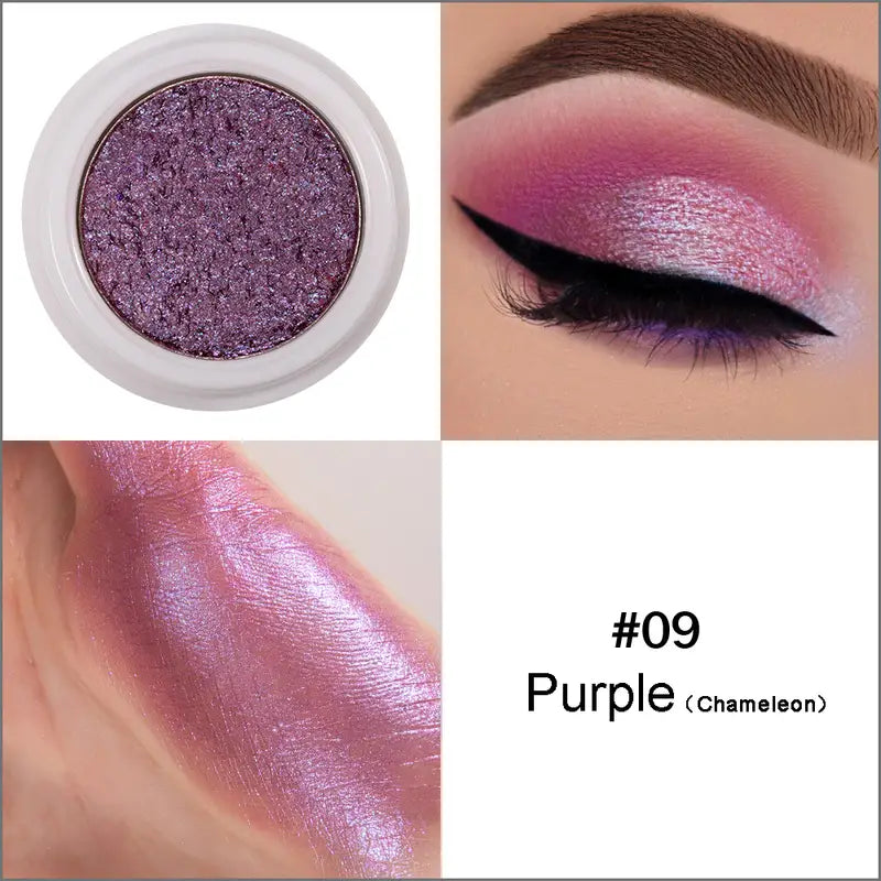 ✨High Pearl Monochrome Eyeshadow – Shimmer Finish, High-Pigment & Long-Lasting Glow