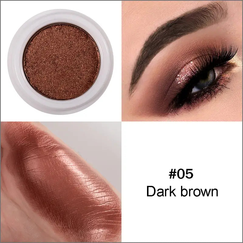 ✨High Pearl Monochrome Eyeshadow – Shimmer Finish, High-Pigment & Long-Lasting Glow