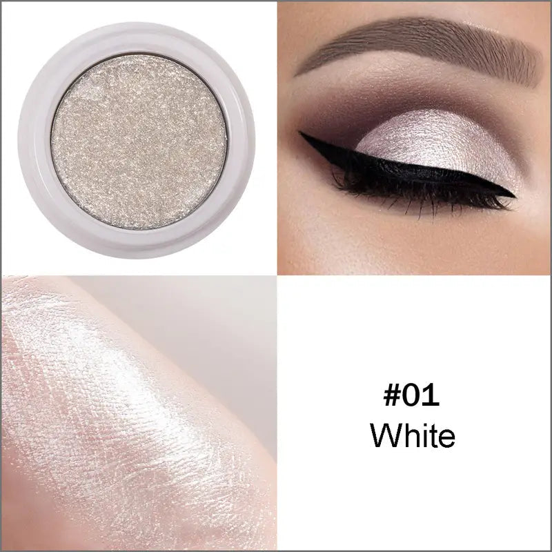 ✨High Pearl Monochrome Eyeshadow – Shimmer Finish, High-Pigment & Long-Lasting Glow