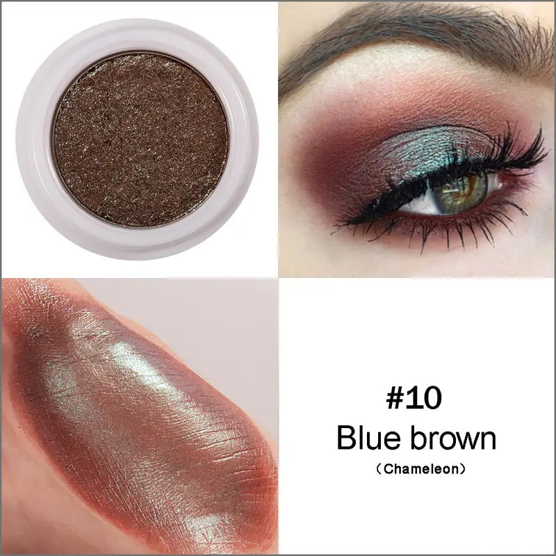 ✨High Pearl Monochrome Eyeshadow – Shimmer Finish, High-Pigment & Long-Lasting Glow