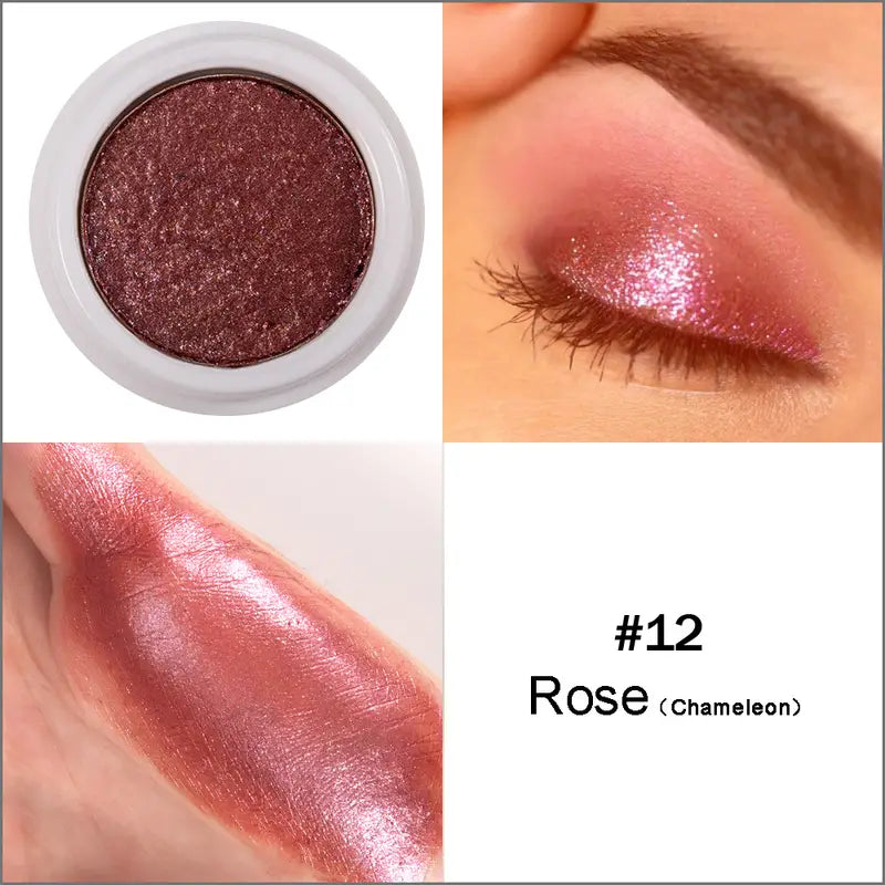 ✨High Pearl Monochrome Eyeshadow – Shimmer Finish, High-Pigment & Long-Lasting Glow