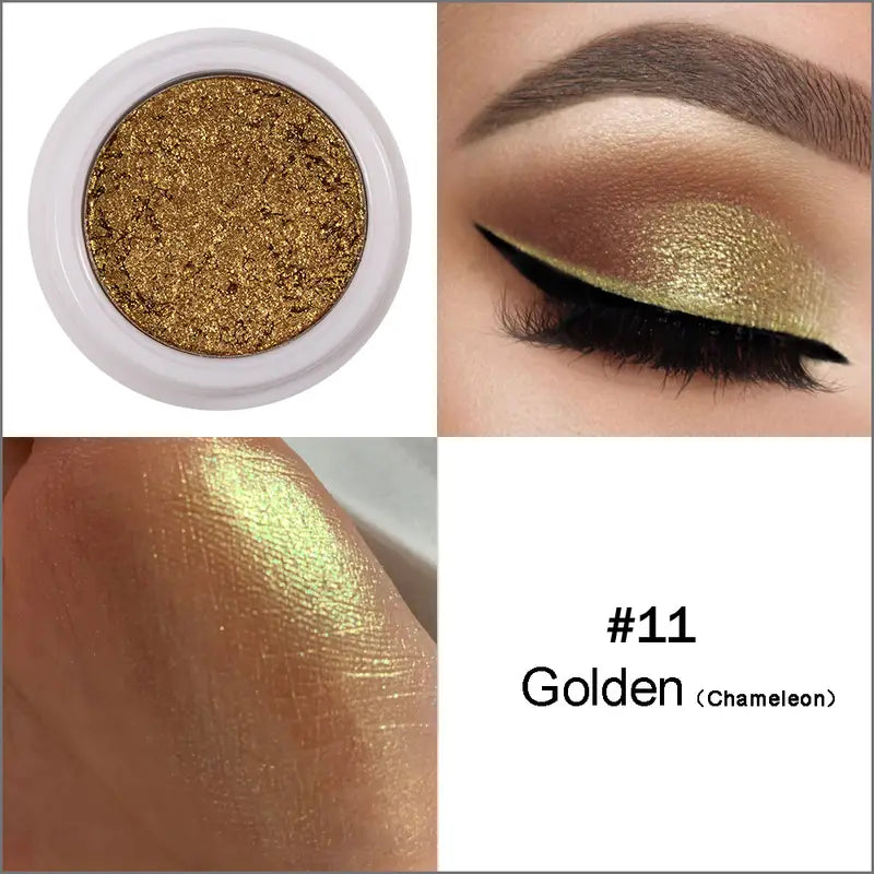 ✨High Pearl Monochrome Eyeshadow – Shimmer Finish, High-Pigment & Long-Lasting Glow