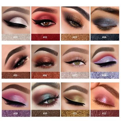 ✨High Pearl Monochrome Eyeshadow – Shimmer Finish, High-Pigment & Long-Lasting Glow