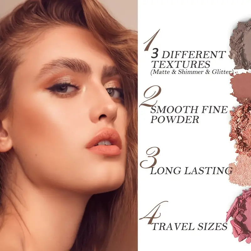 🎨10 Colors Eyeshadow Palette